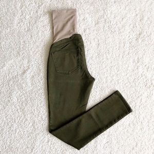MATERNITY Army Green Skinny Pants